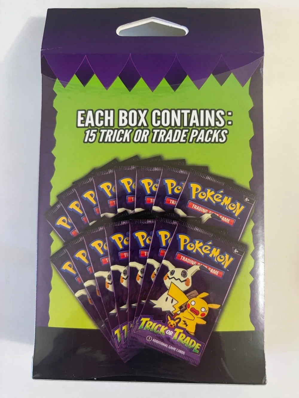 Pokemon TCG Trick or Trade Mimikyu & Pikachu / 15 pack Mini booster box